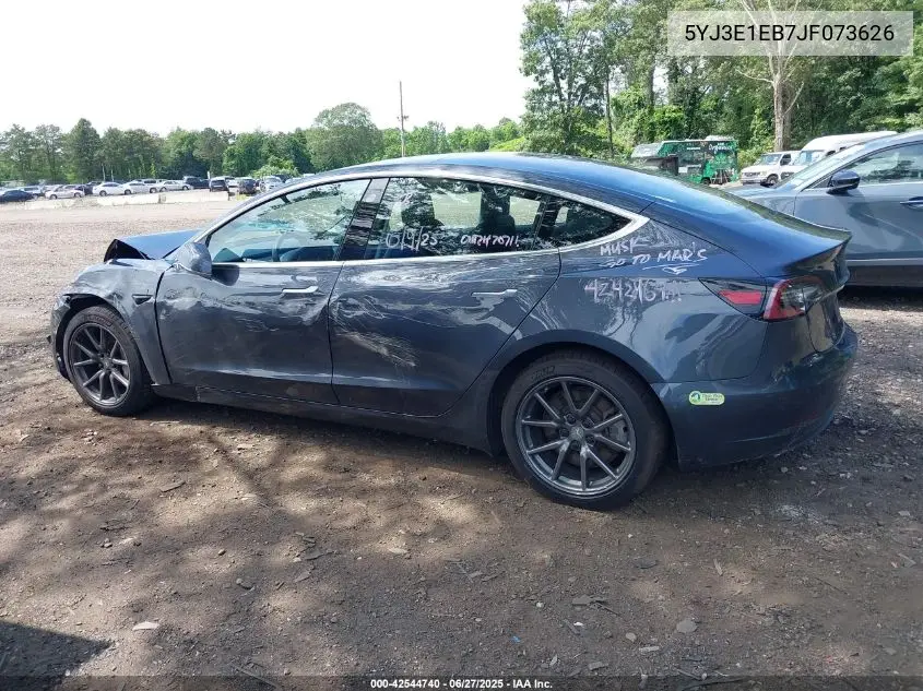 2018 Tesla Model 3 Long Range/Performance VIN: 5YJ3E1EB7JF073626 Lot: 42544740