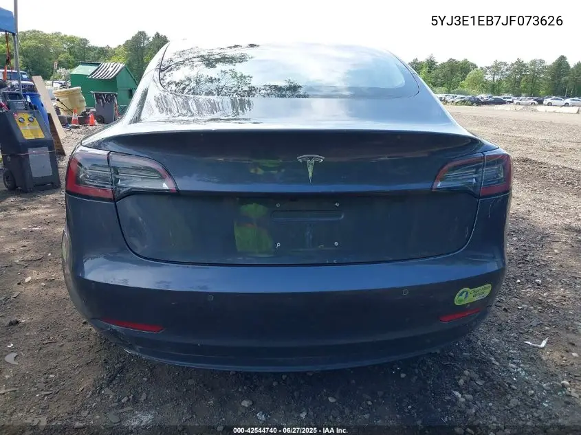 2018 Tesla Model 3 Long Range/Performance VIN: 5YJ3E1EB7JF073626 Lot: 42544740