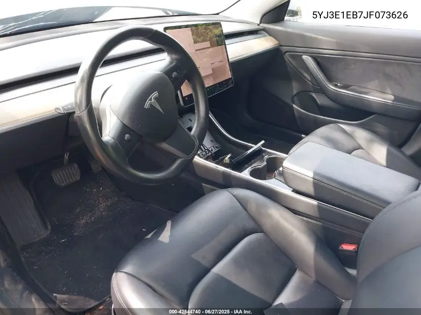 2018 Tesla Model 3 Long Range/Performance VIN: 5YJ3E1EB7JF073626 Lot: 42544740