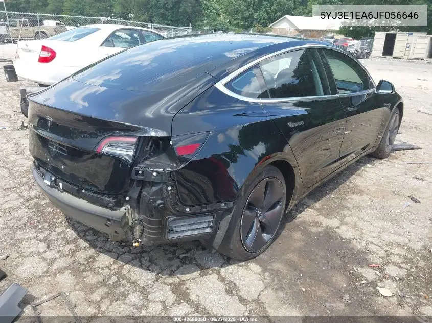 2018 Tesla Model 3 Long Range/Mid Range VIN: 5YJ3E1EA6JF056646 Lot: 42568850