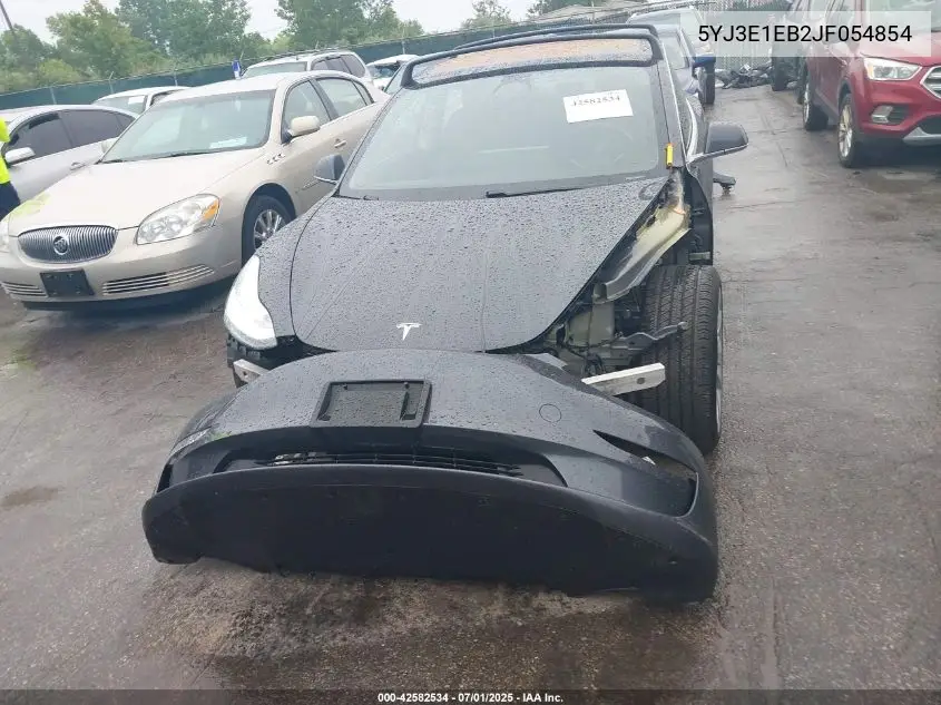 2018 Tesla Model 3 Long Range/Performance VIN: 5YJ3E1EB2JF054854 Lot: 42582534
