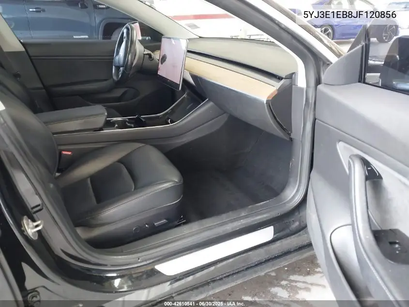2018 Tesla Model 3 Long Range/Performance VIN: 5YJ3E1EB8JF120856 Lot: 42610541
