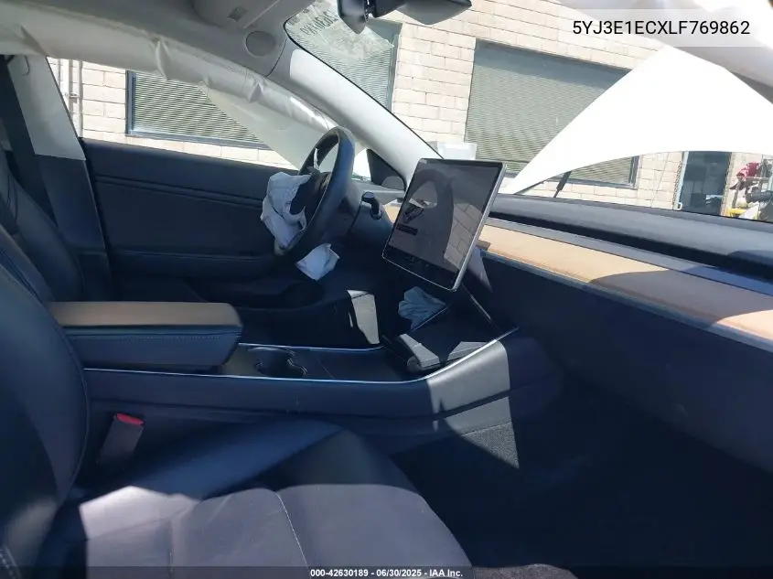 2020 Tesla Model 3 Performance Dual Motor All-Wheel Drive VIN: 5YJ3E1ECXLF769862 Lot: 42630189