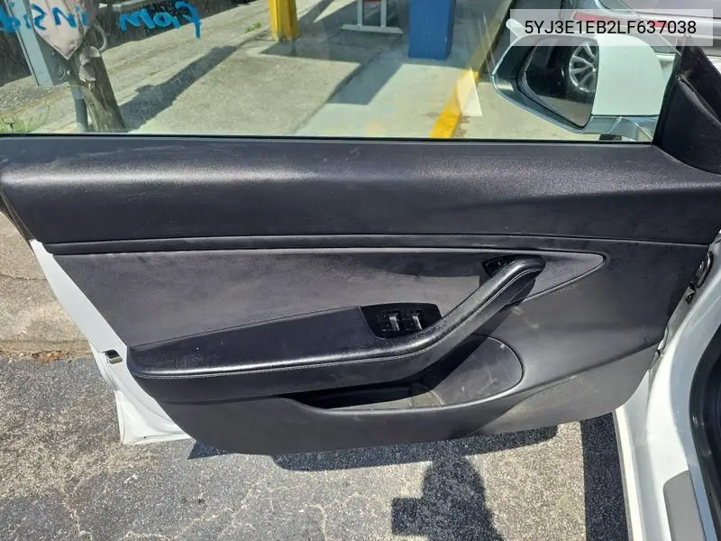 2020 Tesla Model 3 VIN: 5YJ3E1EB2LF637038 Lot: 42681334