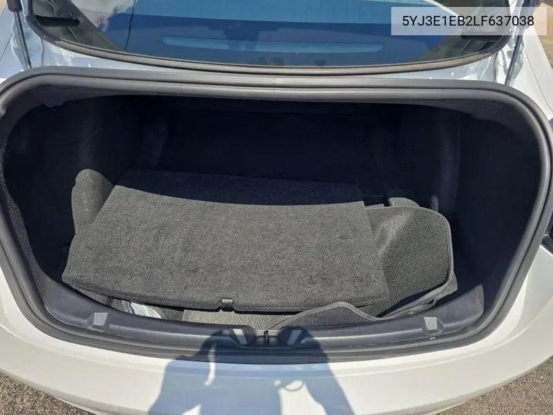 2020 Tesla Model 3 VIN: 5YJ3E1EB2LF637038 Lot: 42681334