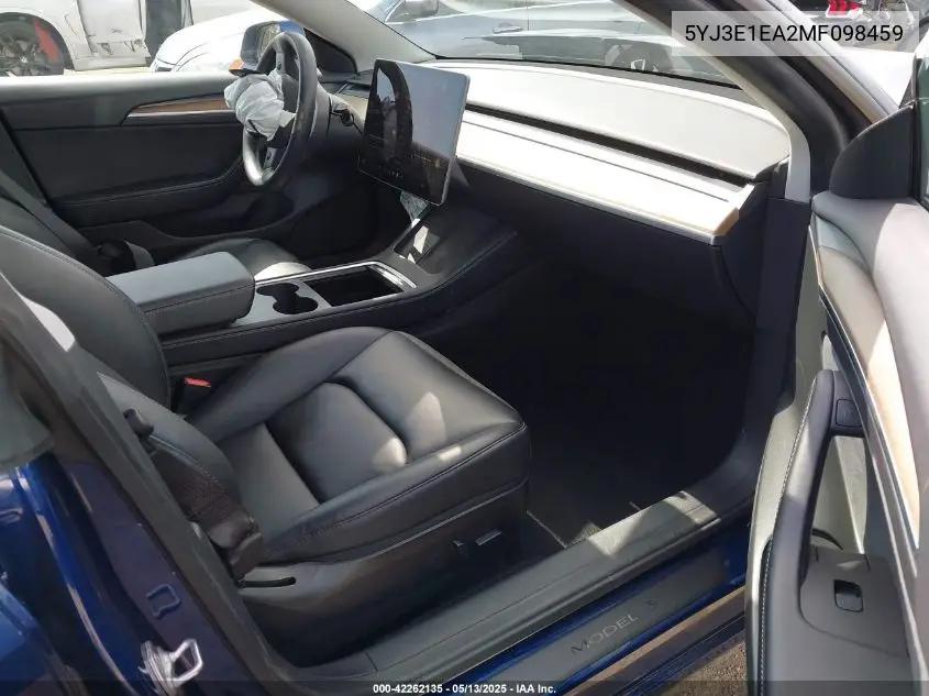 2021 Tesla Model 3 Standard Range Plus Rear-Wheel Drive VIN: 5YJ3E1EA2MF098459 Lot: 42262135