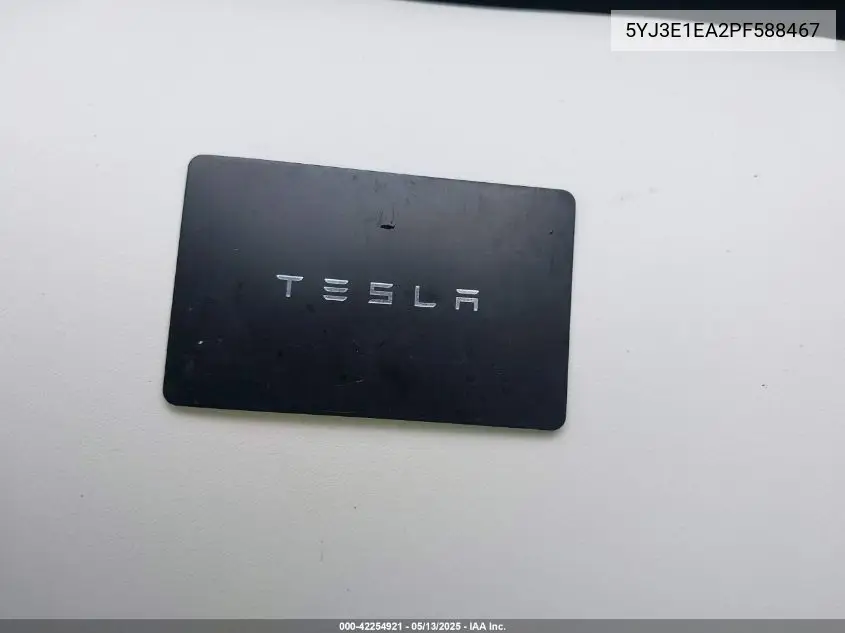 2023 Tesla Model 3 Rear-Wheel Drive VIN: 5YJ3E1EA2PF588467 Lot: 42254921