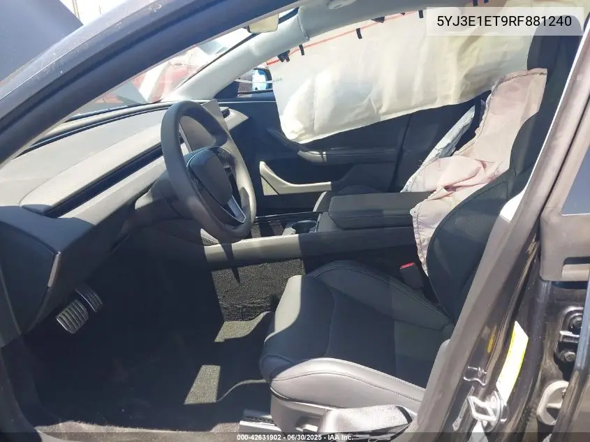 2024 Tesla Model 3 Performance All-Wheel Drive VIN: 5YJ3E1ET9RF881240 Lot: 42631902