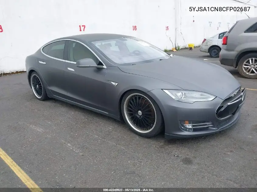 2012 Tesla Model S Signature VIN: 5YJSA1CN8CFP02687 Lot: 42249923