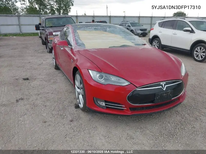 2013 Tesla Model S VIN: 5YJSA1DN3DFP17310 Lot: 12331330