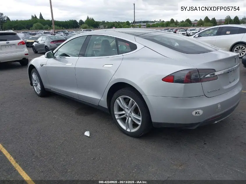 2013 Tesla Model S VIN: 5YJSA1CNXDFP05754 Lot: 42249920