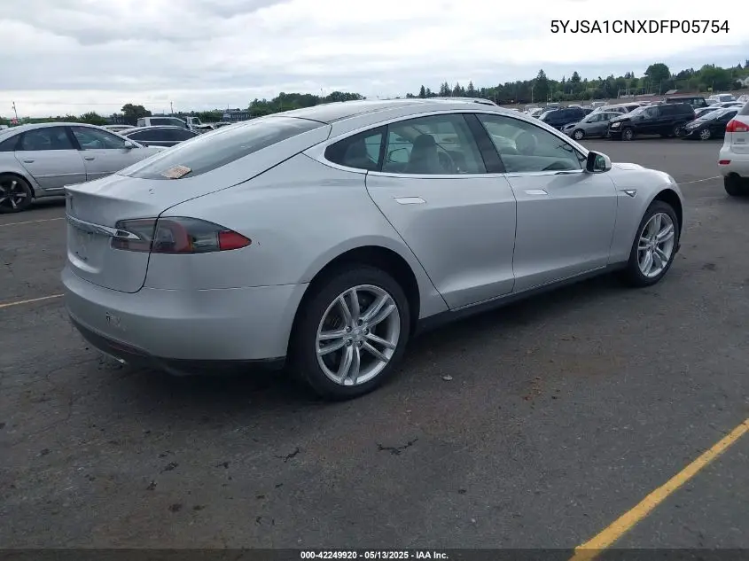 2013 Tesla Model S VIN: 5YJSA1CNXDFP05754 Lot: 42249920