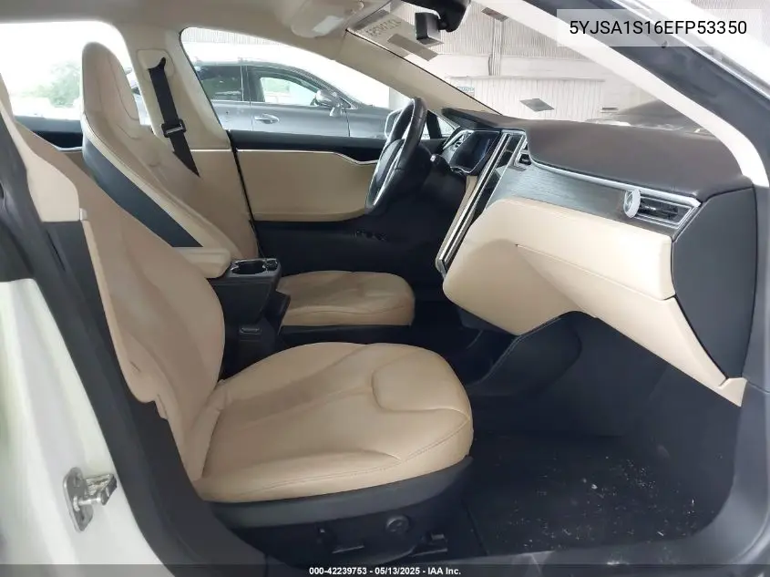 2014 Tesla Model S VIN: 5YJSA1S16EFP53350 Lot: 42239753