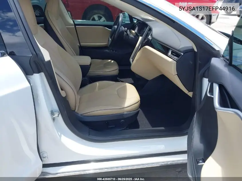 2014 Tesla Model S VIN: 5YJSA1S17EFP44916 Lot: 42585710