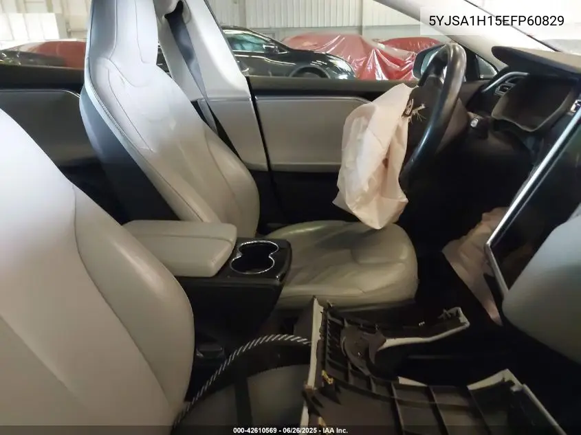 2014 Tesla Model S P85 VIN: 5YJSA1H15EFP60829 Lot: 42610569