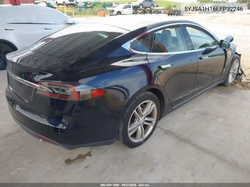 2014 Tesla Model S P85 VIN: 5YJSA1H16EFP32246 Lot: 42611659