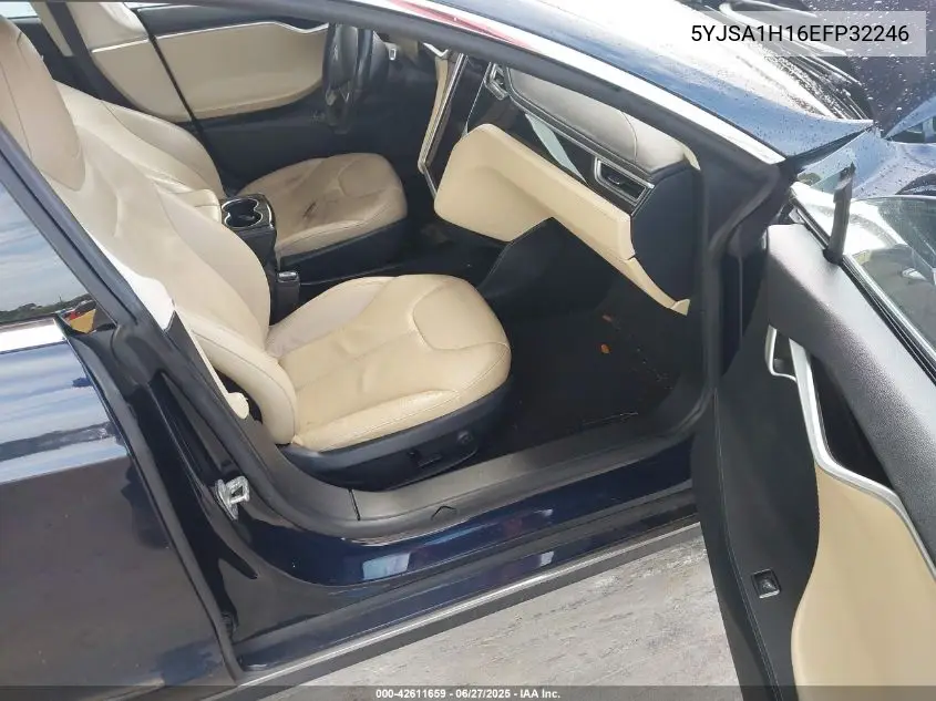 2014 Tesla Model S P85 VIN: 5YJSA1H16EFP32246 Lot: 42611659