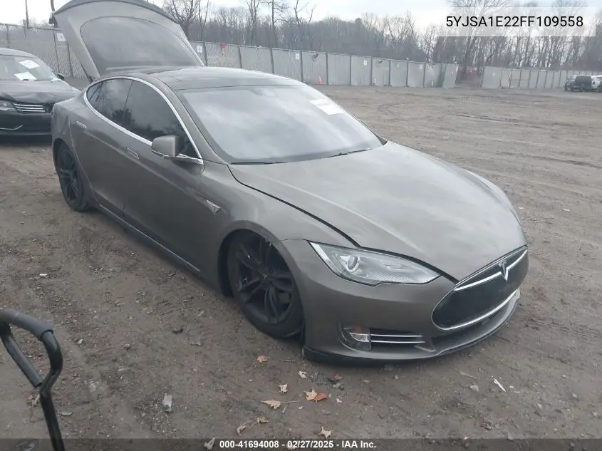 2015 Tesla Model S VIN: 5YJSA1E22FF109558 Lot: 41694008