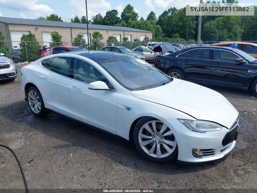 2015 Tesla Model S 70D/85D/P85D VIN: 5YJSA1E29FF113882 Lot: 42592505