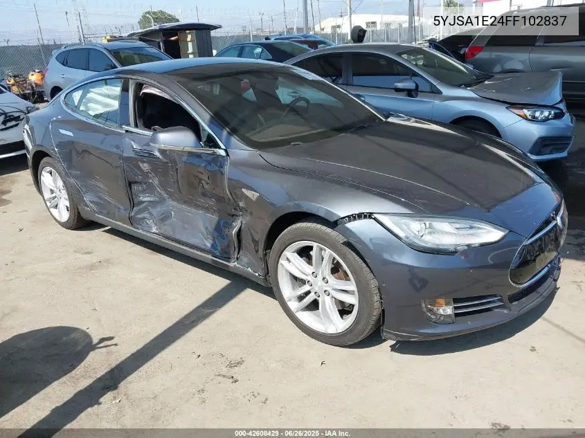 2015 Tesla Model S 70D/85D/P85D VIN: 5YJSA1E24FF102837 Lot: 42608429