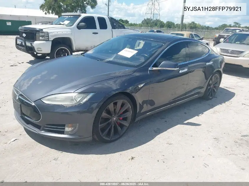 2015 Tesla Model S 70D/85D/P85D VIN: 5YJSA1H28FFP79921 Lot: 42610557