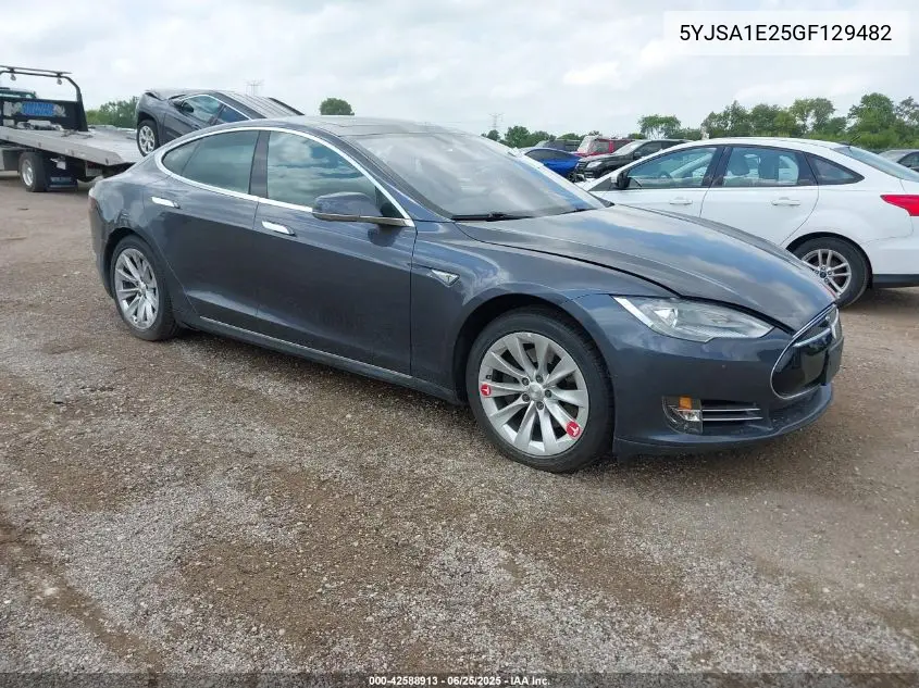 2016 Tesla Model S 60D/70D/75D/85D/90D VIN: 5YJSA1E25GF129482 Lot: 42588913