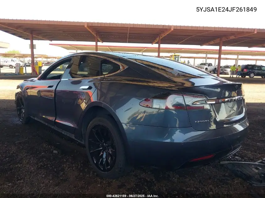 2018 Tesla Model S 100D/75D/P100D VIN: 5YJSA1E24JF261849 Lot: 42621189