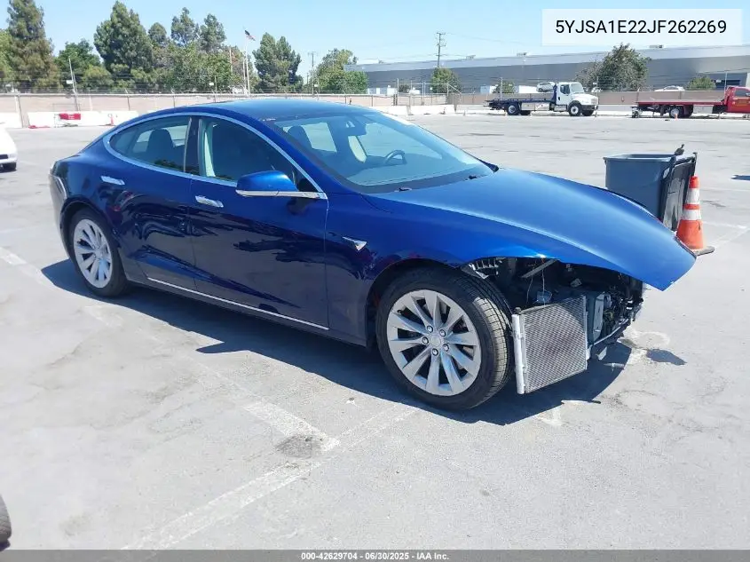 2018 Tesla Model S 100D/75D/P100D VIN: 5YJSA1E22JF262269 Lot: 42629704