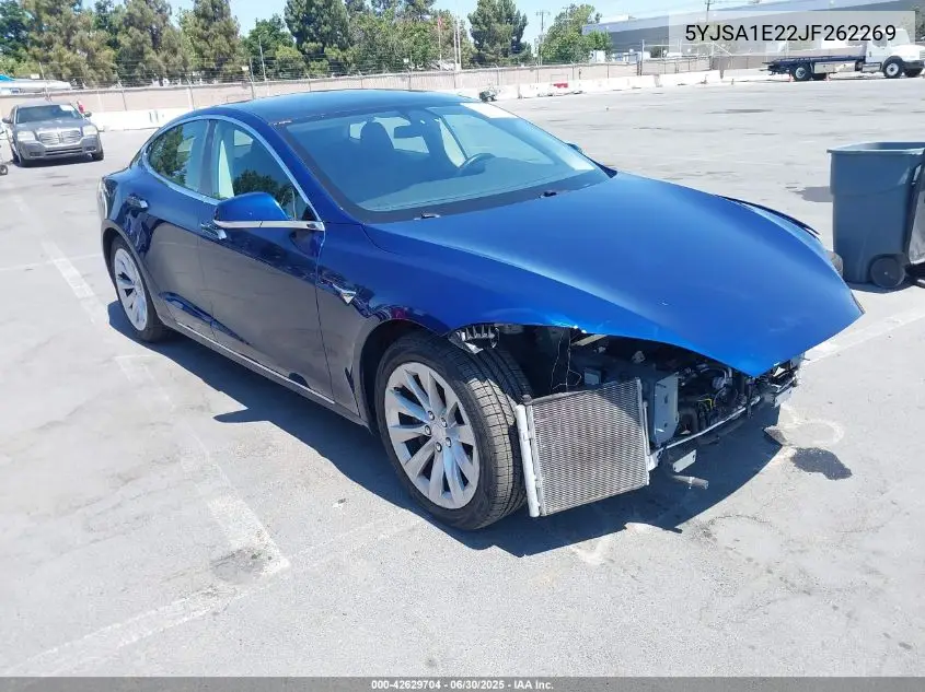 2018 Tesla Model S 100D/75D/P100D VIN: 5YJSA1E22JF262269 Lot: 42629704