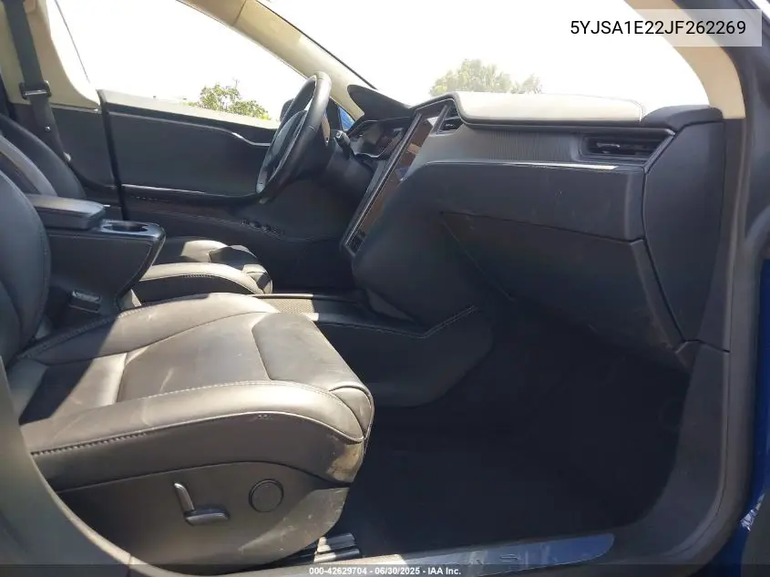2018 Tesla Model S 100D/75D/P100D VIN: 5YJSA1E22JF262269 Lot: 42629704