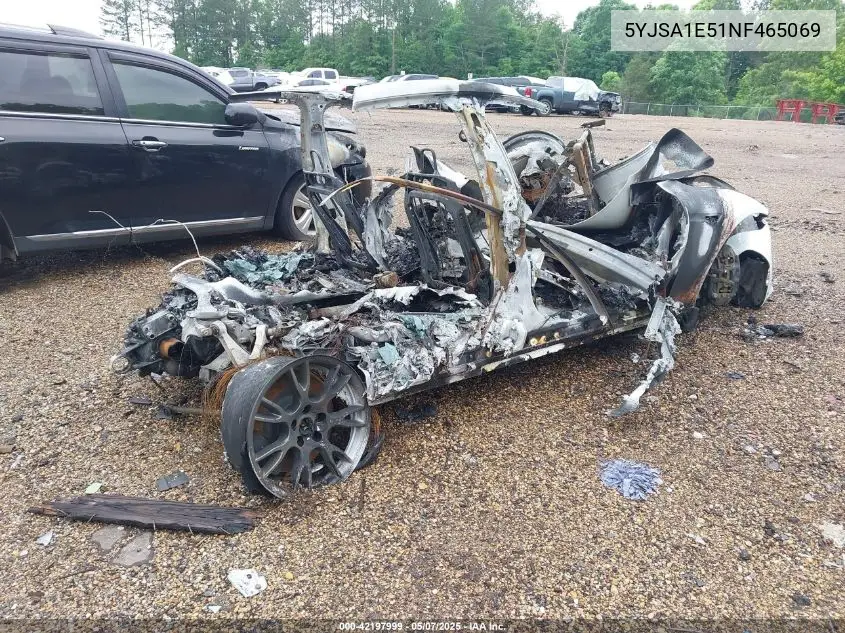 2022 Tesla Model S Dual Motor All-Wheel Drive VIN: 5YJSA1E51NF465069 Lot: 42197999