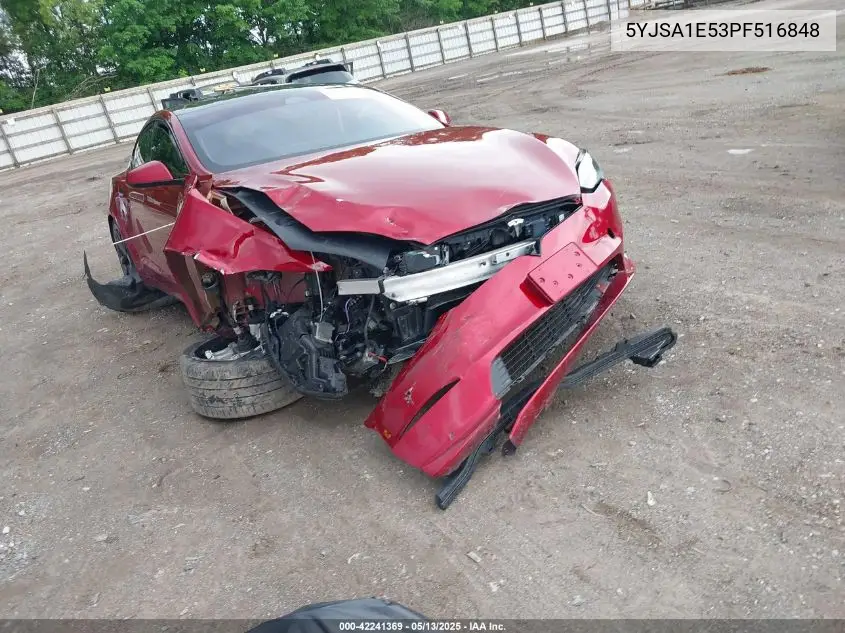 2023 Tesla Model S Dual Motor All-Wheel Drive/Standard Range VIN: 5YJSA1E53PF516848 Lot: 42241369