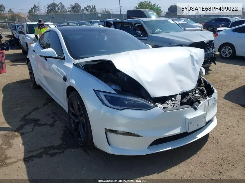2023 Tesla Model S VIN: 5YJSA1E68PF499022 Lot: 42616362