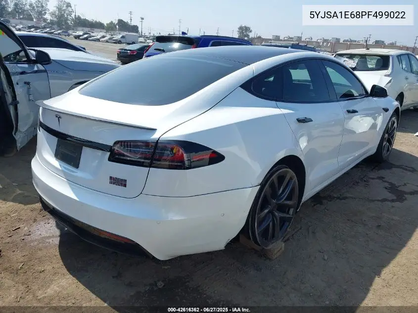 2023 Tesla Model S VIN: 5YJSA1E68PF499022 Lot: 42616362