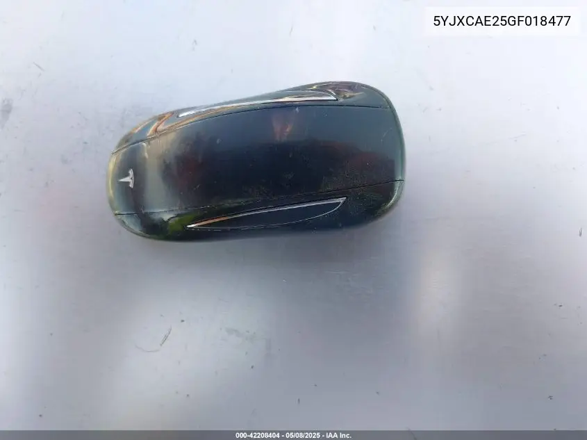 2016 Tesla Model X 60D/70D/75D/90D VIN: 5YJXCAE25GF018477 Lot: 42208404