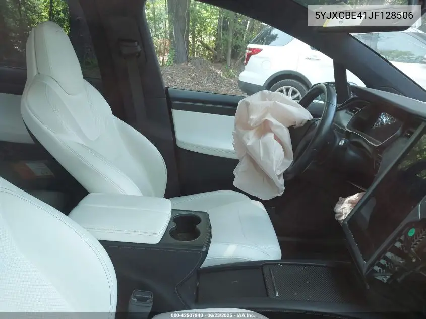 2018 Tesla Model X 100D/75D/P100D VIN: 5YJXCBE41JF128506 Lot: 42507940