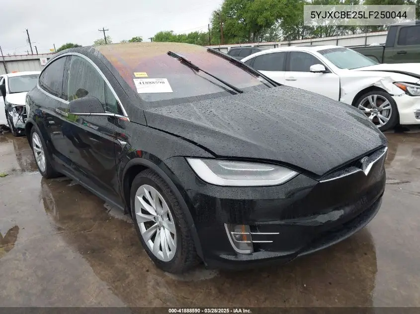 2020 Tesla Model X Long Range Dual Motor All-Wheel Drive/Long Range Plus Dual Motor All-Wheel Drive VIN: 5YJXCBE25LF250044 Lot: 41888590