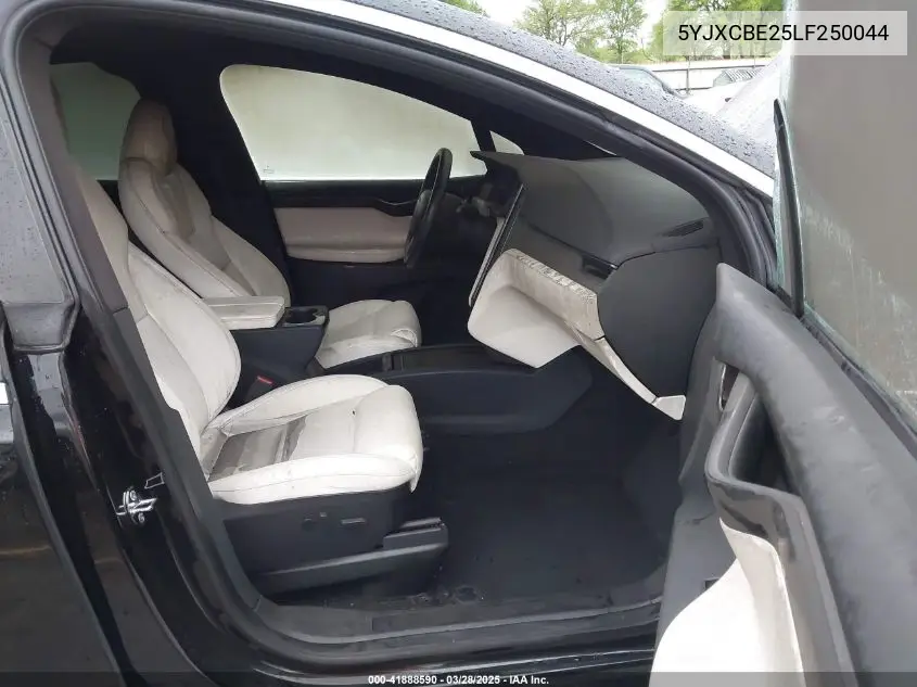 2020 Tesla Model X Long Range Dual Motor All-Wheel Drive/Long Range Plus Dual Motor All-Wheel Drive VIN: 5YJXCBE25LF250044 Lot: 41888590
