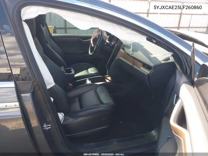 2020 Tesla Model X Long Range Dual Motor All-Wheel Drive/Long Range Plus Dual Motor All-Wheel Drive VIN: 5YJXCAE25LF260860 Lot: 42194862