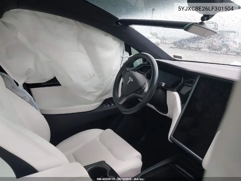 2020 Tesla Model X Long Range Dual Motor All-Wheel Drive/Long Range Plus Dual Motor All-Wheel Drive VIN: 5YJXCBE26LF301504 Lot: 42228115
