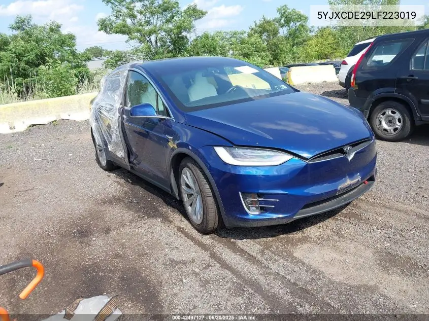 2020 Tesla Model X Long Range Dual Motor All-Wheel Drive/Long Range Plus Dual Motor All-Wheel Drive VIN: 5YJXCDE29LF223019 Lot: 42497127