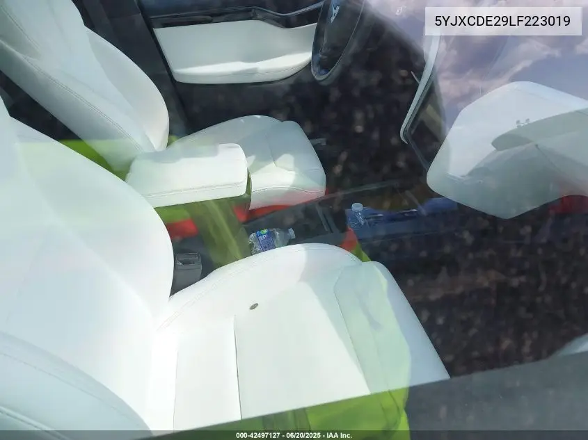 2020 Tesla Model X Long Range Dual Motor All-Wheel Drive/Long Range Plus Dual Motor All-Wheel Drive VIN: 5YJXCDE29LF223019 Lot: 42497127