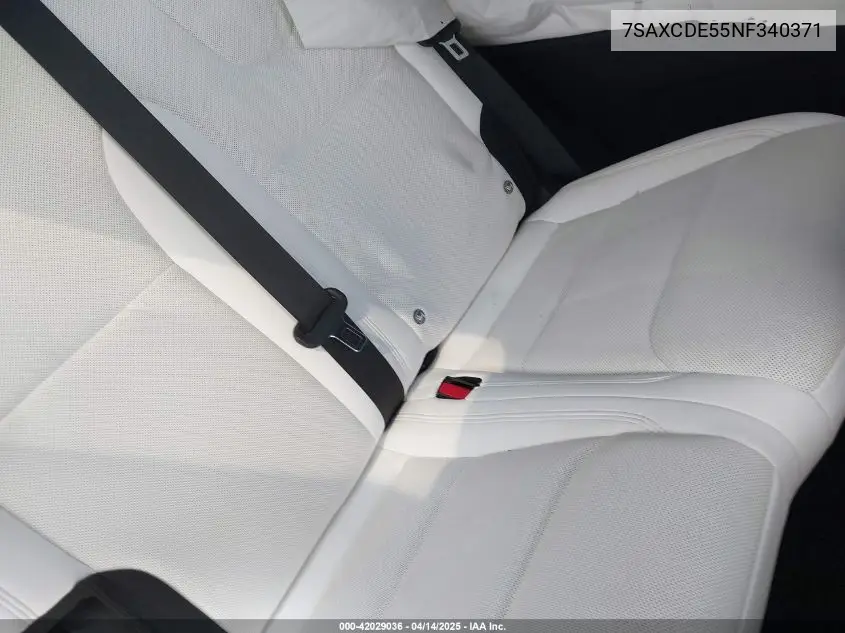 2022 Tesla Model X Dual Motor All-Wheel Drive/Plaid Tri Motor All-Wheel Drive VIN: 7SAXCDE55NF340371 Lot: 42029036