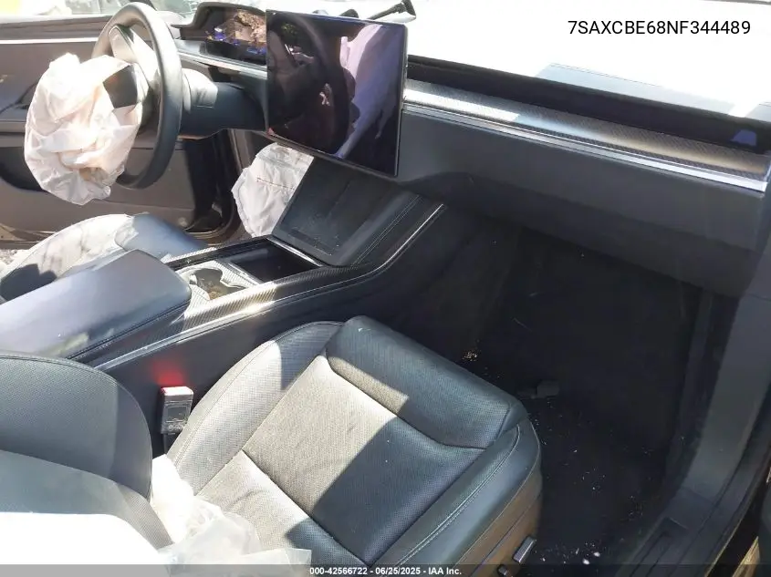 2022 Tesla Model X Plaid Tri Motor All-Wheel Drive VIN: 7SAXCBE68NF344489 Lot: 42566722