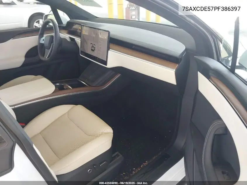 2023 Tesla Model X Dual Motor All-Wheel Drive/Standard Range VIN: 7SAXCDE57PF386397 Lot: 42555090