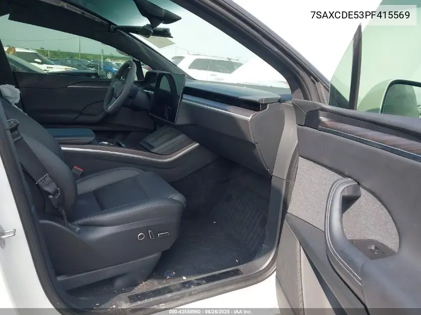 2023 Tesla Model X Dual Motor All-Wheel Drive/Standard Range VIN: 7SAXCDE53PF415569 Lot: 42558960