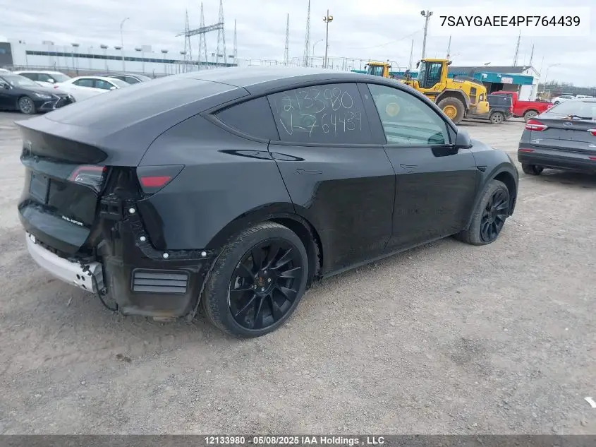 2023 Tesla Model Y VIN: 7SAYGAEE4PF764439 Lot: 12133980