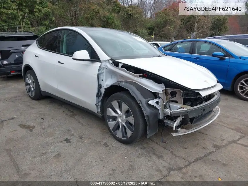 2023 Tesla Model Y Awd/Long Range Dual Motor All-Wheel Drive VIN: 7SAYGDEE4PF621640 Lot: 41796502