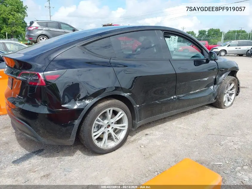 2023 Tesla Model Y Awd/Long Range Dual Motor All-Wheel Drive VIN: 7SAYGDEE8PF919057 Lot: 42230816