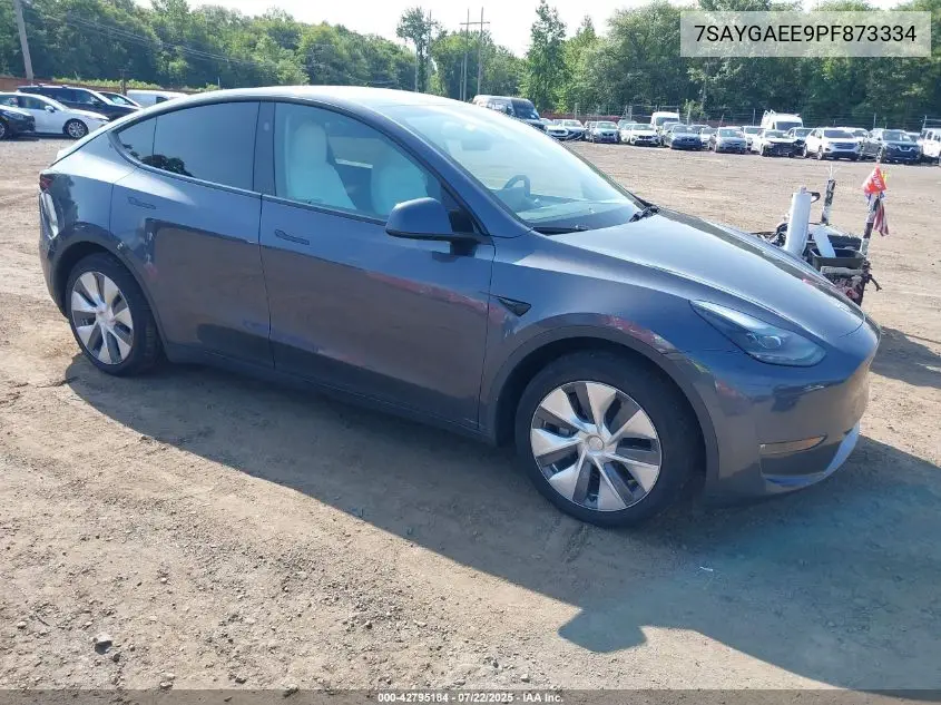 2023 Tesla Model Y Awd/Long Range Dual Motor All-Wheel Drive VIN: 7SAYGAEE9PF873334 Lot: 42795184